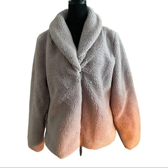 1 sunset lane Jackets & Blazers - EUC Lilac moto teddy jacket